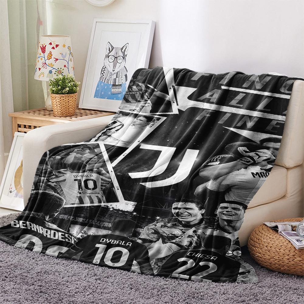 Juventus Print FlAannel Blanket, High Quality Comfortable for All Seasons, Home Decor, Warmth and Comfort