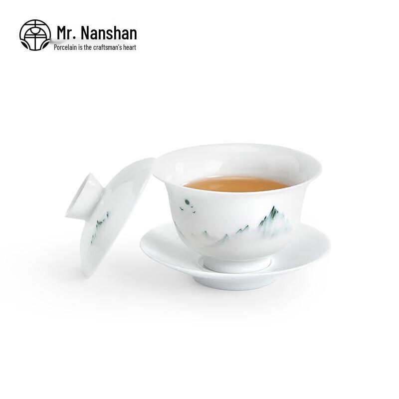 Nanshan Mr. Hand-painted Ceramic Kung Fu Gaiwan