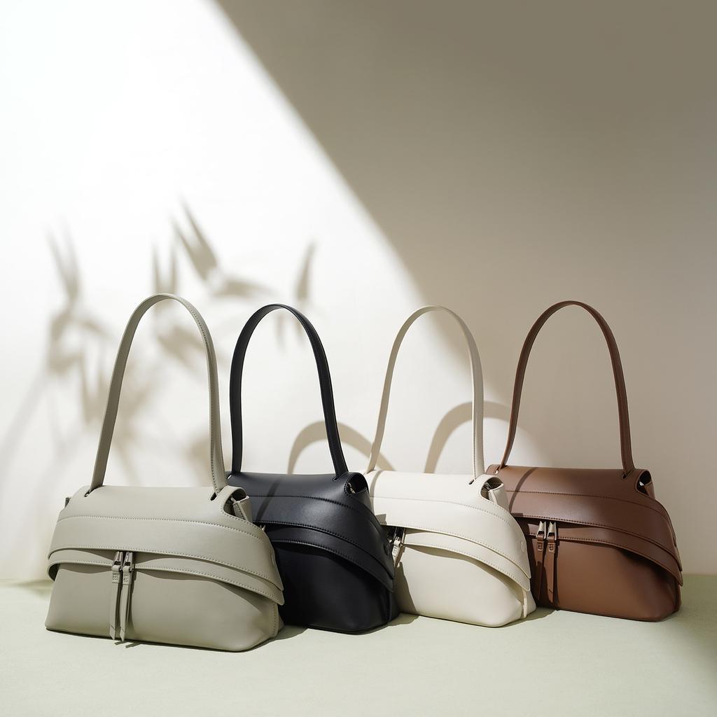 Simple trend saddle oblique span bag design single shoulder simple versatile portable commuter women's bag