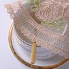 New Vintage Lace Coaster Placemat Embroidery Craft Bowls Coffee Cups Coaster European Style Fabric Anti-Scald Table Plate Mat