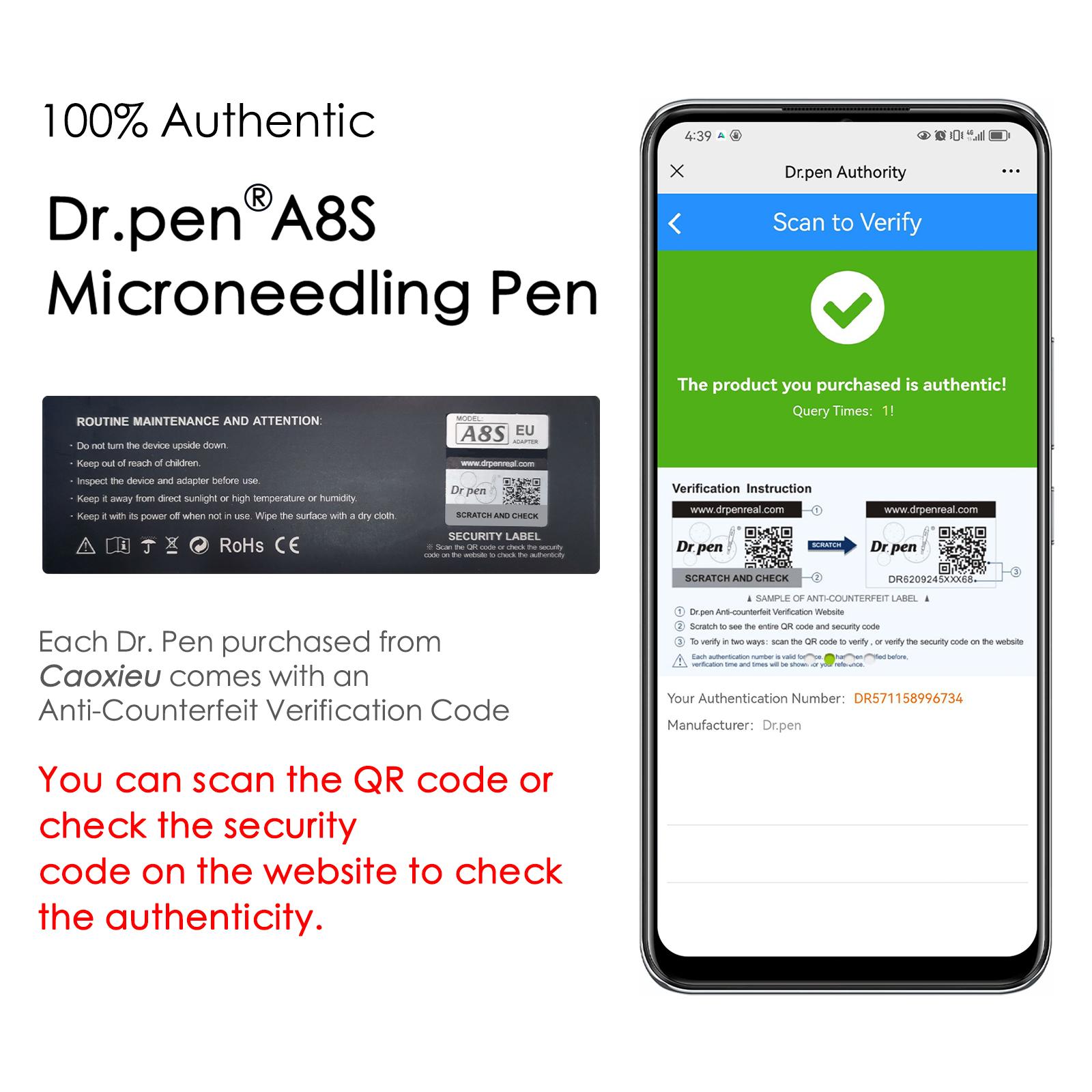 

Электрический инструмент для ухода за кожей Derma Pen, мезотерапия, автоматическая микро-дерматерапия с картриджами 7 шт. EU Plug