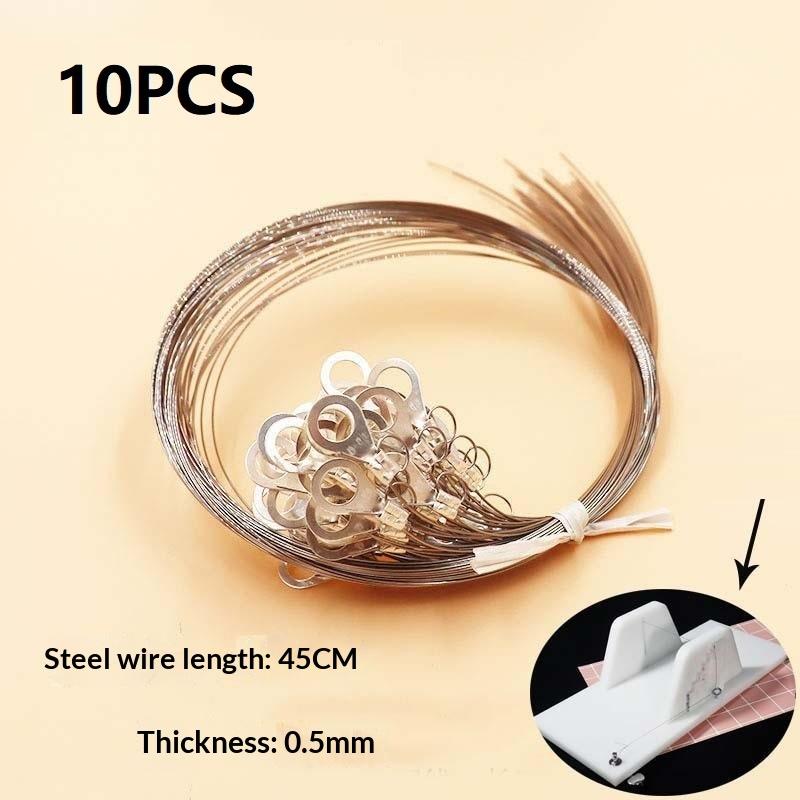Soap Cutter Slicer Replacement Wire 10PCS  High Strength For Home Workshop Soap Bar Cutting Tool