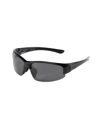 Sonnenbrille Einheitsgröße [Rawlings] REW21-001P-HS Glas/Rauchfarbenes Gestell/Schwarzes Gummi/Schwarz