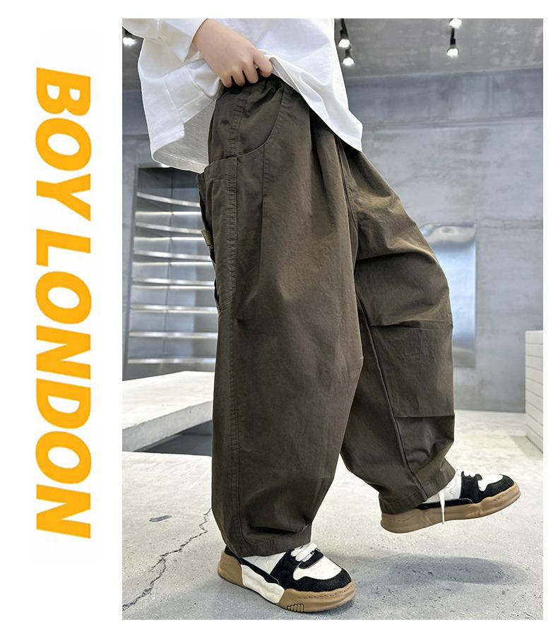 2025 Jungen Casual Weitbeinige Cargohose für Frühling und Herbst
