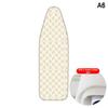 Ironing Board Cover Scorch Resistant Premium Cotton Padding Anti-Slip Washable Reusable Cover for Home Laundry Room Use