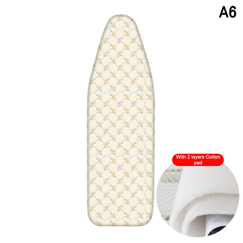 Ironing Board Cover Scorch Resistant Premium Cotton Padding Anti-Slip Washable Reusable Cover for Home Laundry Room Use
