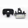 2Pcs LED License Plate Light For Toyota Yaris Prius Camry Corolla Ractis Verso