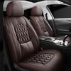 Leather Car Seat Covers For Jeep Cherokee WK2 WJ Patriot Wrangler Compass Renegade Grand Front Seat Cushion Interior Accessories