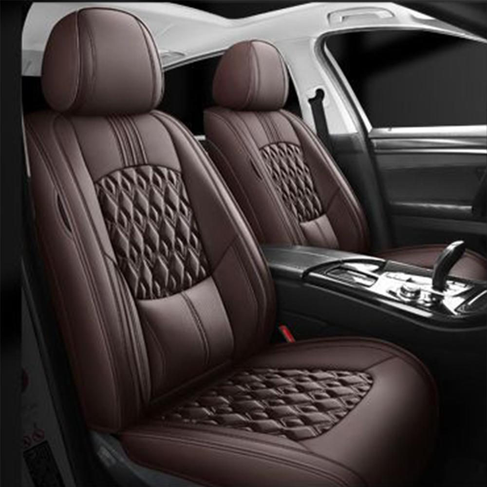 Leather Car Seat Covers For Jeep Cherokee WK2 WJ Patriot Wrangler Compass Renegade Grand Front Seat Cushion Interior Accessories