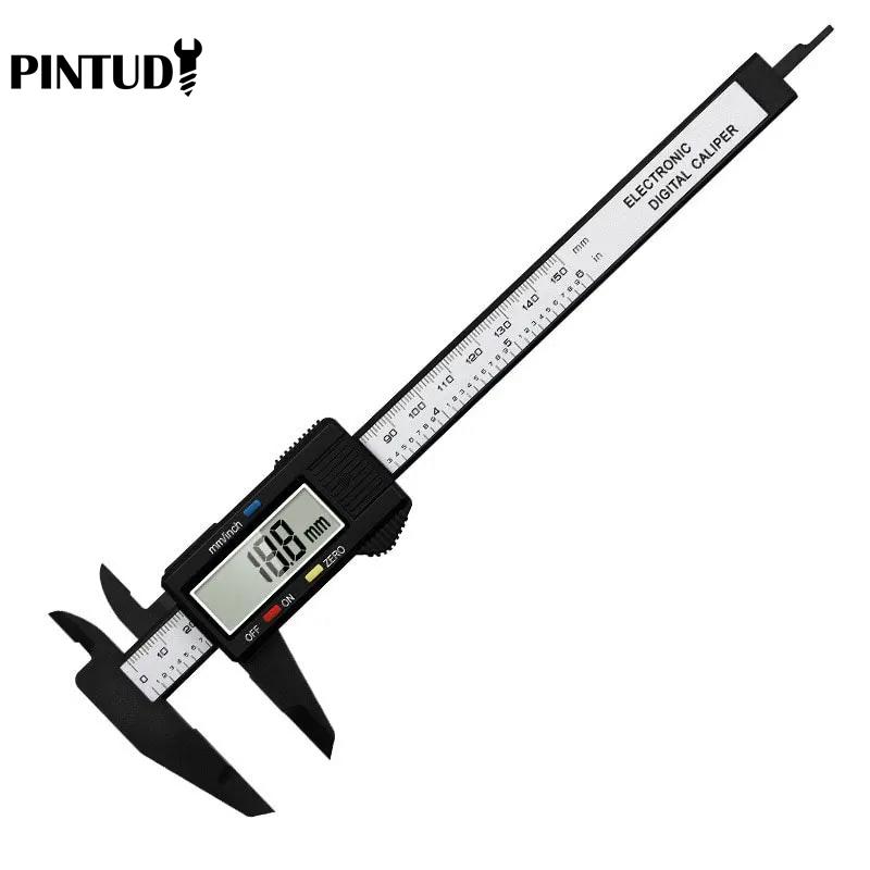 1PC Plastic Vernier Caliper Digital Display Caliper Mini Text Play Caliper Student Vernier Ruler 0 to 150mm Measuring Tool