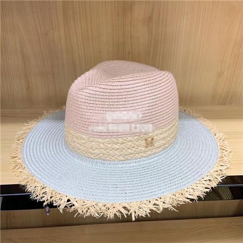 202509-pei27404  INS CHIC Summer Color Patchwork   Lady Fedoras Cap Men Women Leisure Holiday Beach Jazz Hat