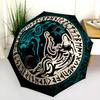 1Pc Viking Automatic Umbrella - Suitable Travel Outdoor Portable Umbrella Birthday Gift Daily Essentials