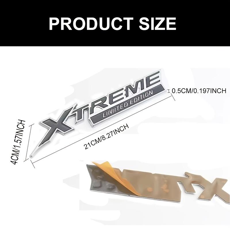 ABS XTREME Car Trunk Sticker for Land Cruiser Yaris Corolla Vios And Camry Suitable for The Body Side Badge