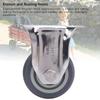 3in Directional Caster 304 Stainless Steel Frame Heavy Duty Quiet TPR Caster for Cart Furniture