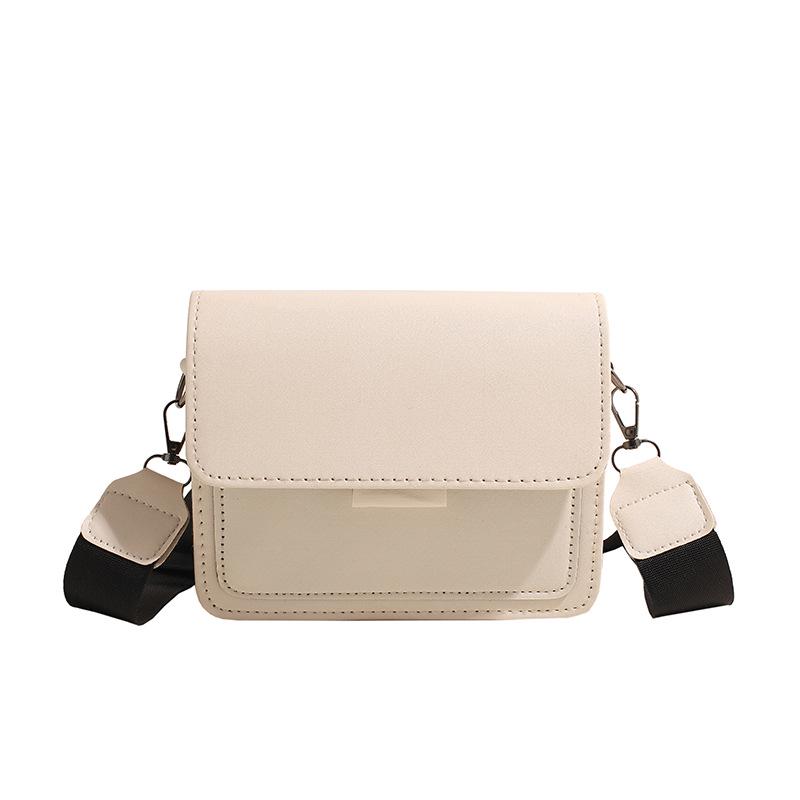 Korean Style Retro Women's Shoulder Bag 2024: Trendy, Textured, Simple Small Square Crossbody
