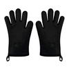 2Pcs Insulated Gloves Silicone Heat Resistant Oven Gloves Non-Slip Waterproof Machine Washable Kitchen Gloves for Baking Cookin