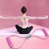 Figur 8 Modstandsbånd med Skridsikkert Håndtag Mænd Kvinder 8-formet Elastisk Træningsbånd Yoga Pilates Arm Ryg Skulder Træning Elastisk Reb