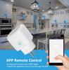 Smart EU Tuya Socket: 16A Wi-Fi Timer, Alexa Compatible with Remote Control & Energy Meter