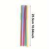 200pcs Colorful Bendy Straws Extra Long 33cm Disposable Plastic Drinking Straws for Parties, Birthday, Wedding, Drinks Decor JXB
