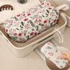 Soft Quilting Cotton Hair Dryer Storage Bag Dustproof Carrying Case Curler Storage Bag  for Travel