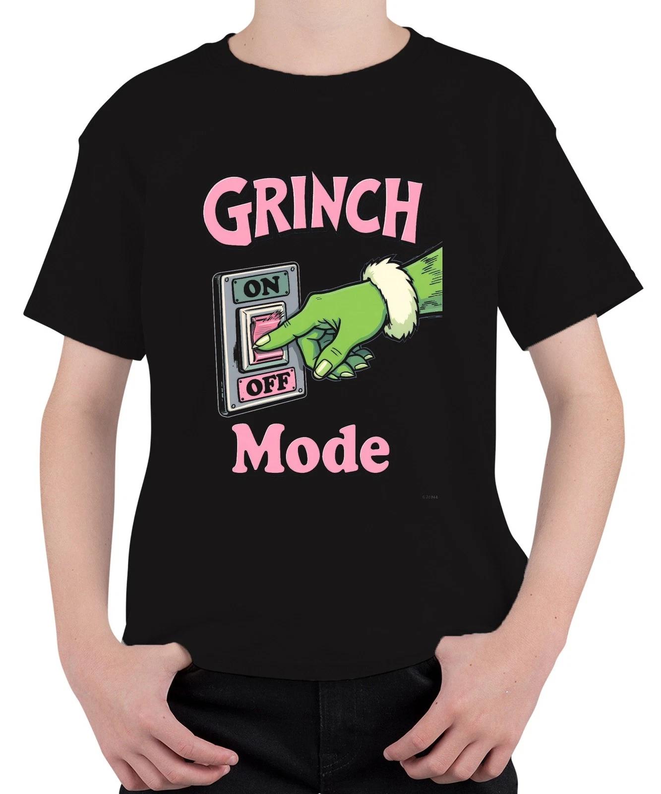 GRINCH Mode Weihnachtsmuffel Lustig Geschenk Weihnachten Humor Unisex Kinder T-S L