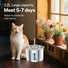 2.2L Stainless Steel Cat Water Fountain,Pet Water Dispenser With Filter,Dog Drinking Fountain For Cats,Ultra Quiet Water Pump
