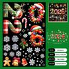 Christmas Window Stickers Christmas Wall Sticker Kids Room Wall Decals Merry Christmas Decorations For 2026 New Year Stickers