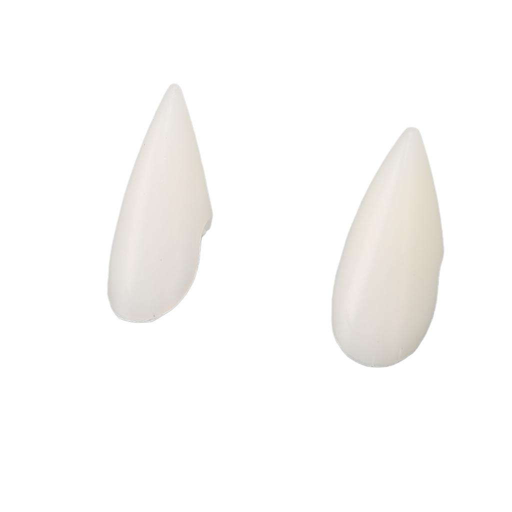 1 Pair Fangs Safe Lifelike Horror False Teeth Prop for Cosplay Halloween Costume Party