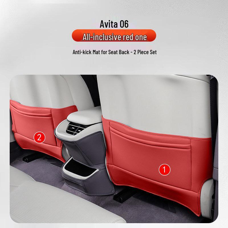 Cloud Realm Avatar 06 Leather Kick Mat Seat Cover - Anti-Stain Protection