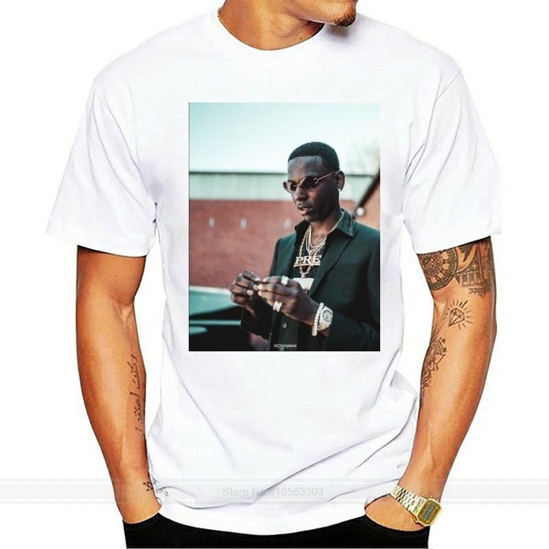 YOUNG DOLPH T SHIRT Rapper Photo Poster Tee SMALL MEDIUM LARGE or XL Male Brand Teeshirt Men Su