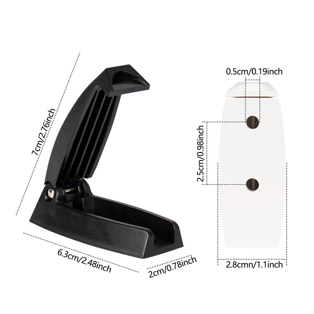 Motorhome Caravan Door Catch Holder Latch for Truck Van Travel Baggage Rv Camper Accessories Trailer White ABS Auto Styling