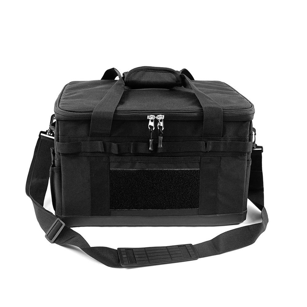 

Zipper Closure Camping Bag Hard Shell Camping Storage Bag Cooking Utensils Storage чёрный