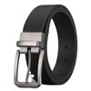 [Dostępny dwustronny] Pasek męski PU obrotowa główka z guzikiem biznesowy casual dekoracja spodnie garniturowe pasek młodzieżowy