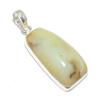 Chrysoprase Gemstone Handmade 925 Steling Silver Jewelry Pendant 1.77" SU-9646