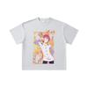 260 GSM Doppelgarn 32er Zählart 100% Baumwolle Sieben Todsünden V11 Gowther Druck Unisex Schweres Baumwoll-T-Shirt