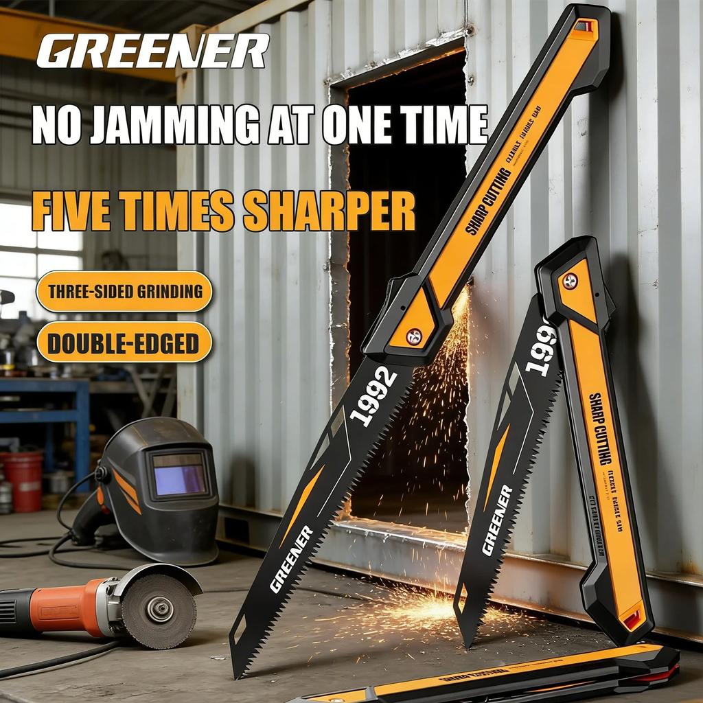 SK5 Steel Adjustable Folding Hand Saw Durable Thickened Rustproof Wood Cutting Tool for Woodworking
