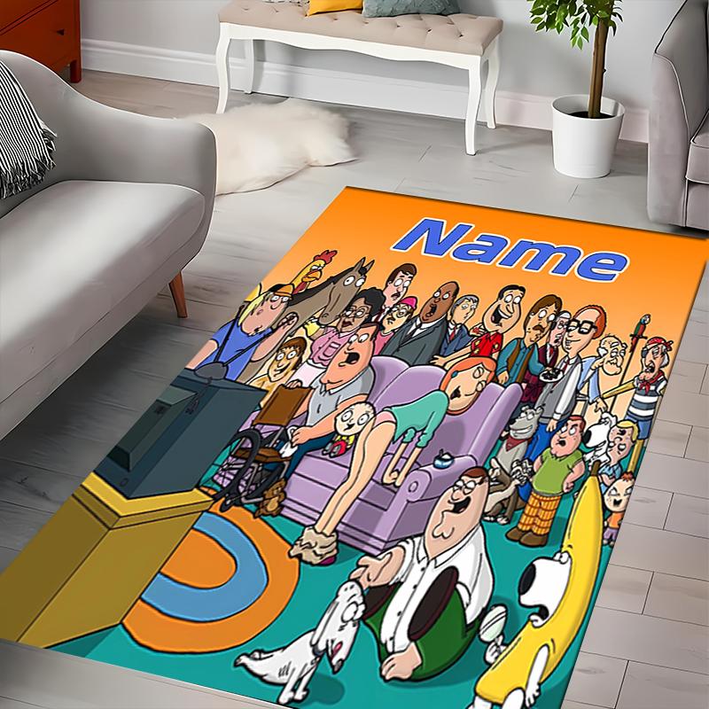 Custom personalization Family Guy Area Rug - Perfect For Kitchen, Bathroom,Laundry Room Decor Large Size Available,Gift All Seasons
