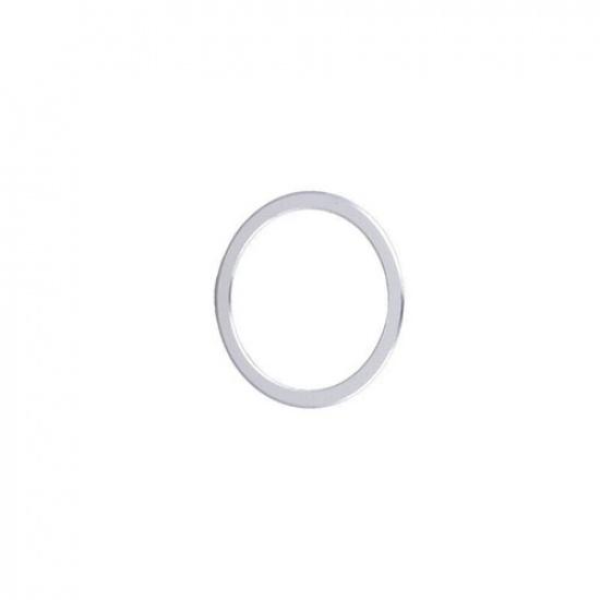Silver Aluminum Ring Trim For BMW 5 Series 2004-10 Car Engine Start Stop Button