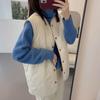 Fleece Waistcoats for Women Plush Vests O-neck Casual Sleeveless Cardigans Oversized Wear Both Sides Jackets Loose Women Tops