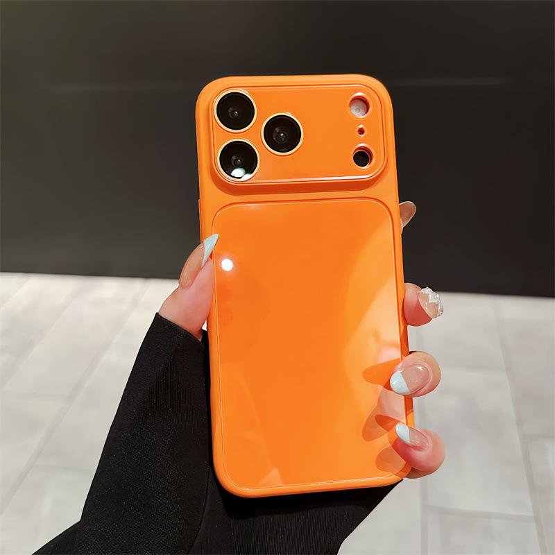 Fashionable Liquid Glass Case with Lens Film for Apple 17 Pro Max