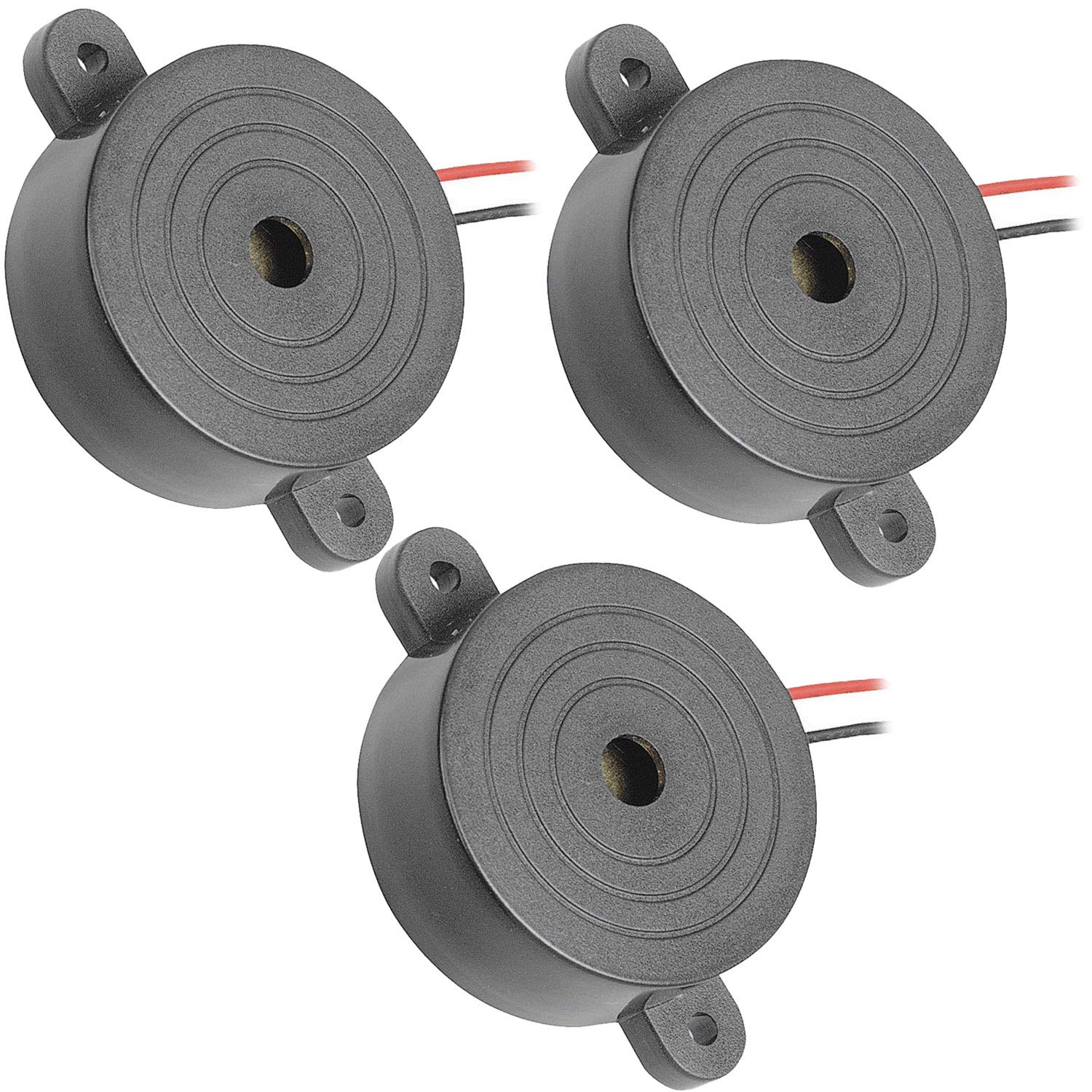 

Audiophile Electronic Buzzer, Small Buzzer, Screw-Mount Type, for Electrical Engineering, Testing, Experiments, Alarm Sound, 90dB, DC9V-15V, HYD4218