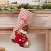 Santa Claus Christmas Candy Sock Elk Snowman Christmas Gift Bag Xmas Sock Haning Pendant  Christmas
