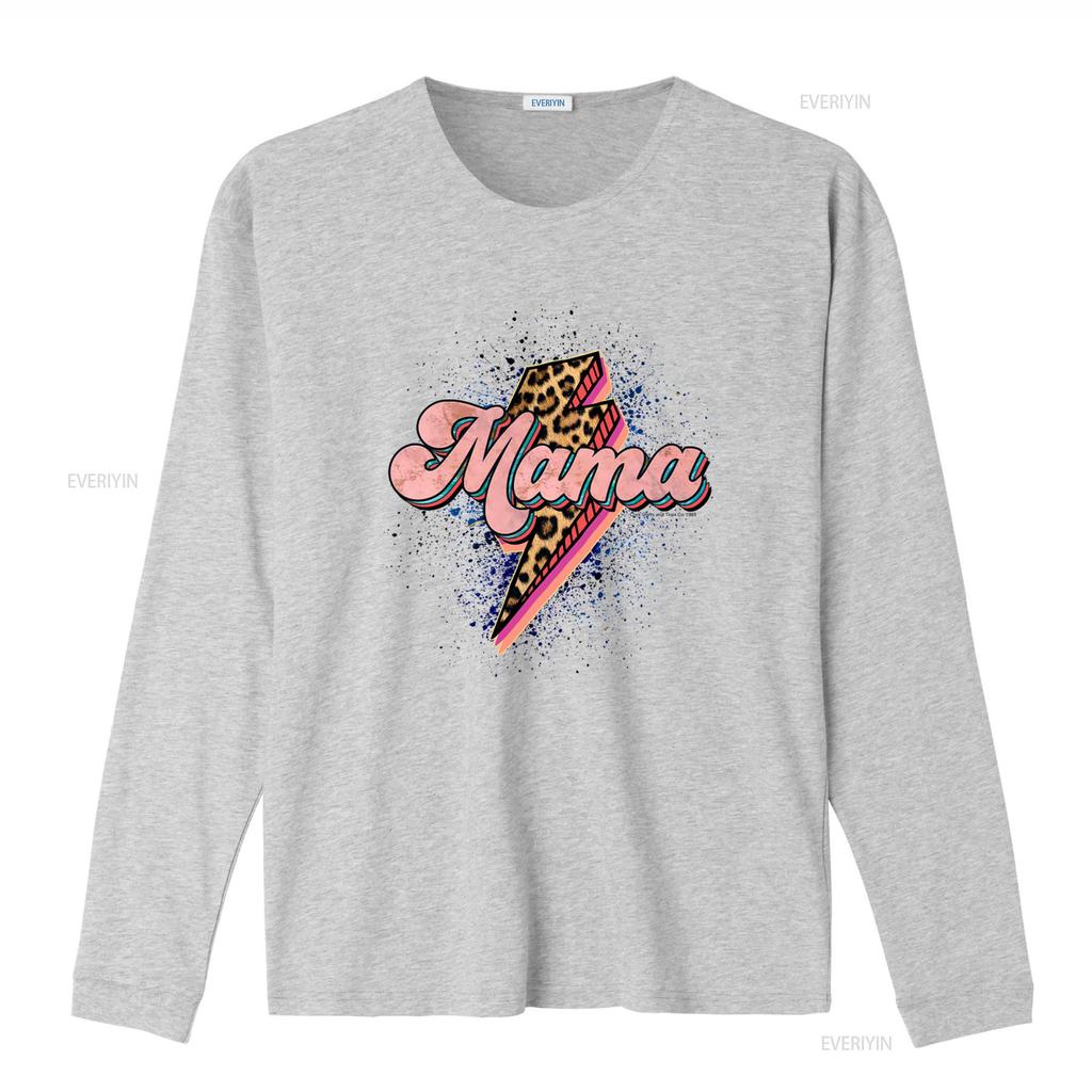 Mama Leopard Bolt T Shirt 1979 Cotton Cool for Fashionable Moms vintage Washed Unisex Stylish Breathable designer clothes
