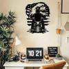American Eagle Motorcycle Metal Wall Art Sculpture Iron Home Garden Decor