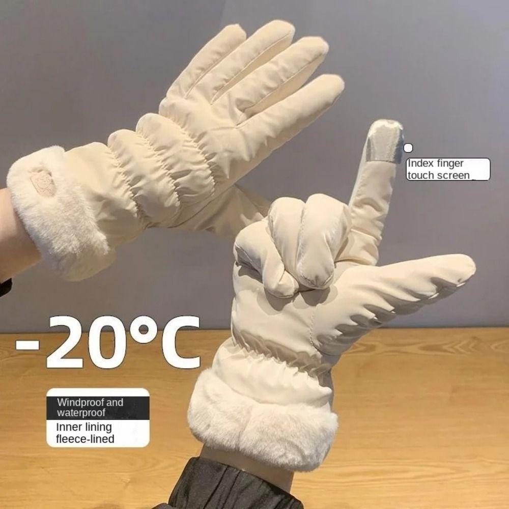 

Warm Little Bear Padded Gloves Breathable Bicycle Gloves Women фіолетовий