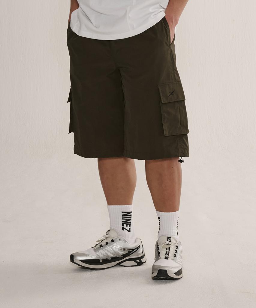 NINEZ [2Pack] Pintuck Semi-Wide Cargo Shorts 25Spt02