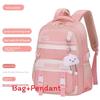 Large Capacity Girls Backpack With Breathable Material For School Education