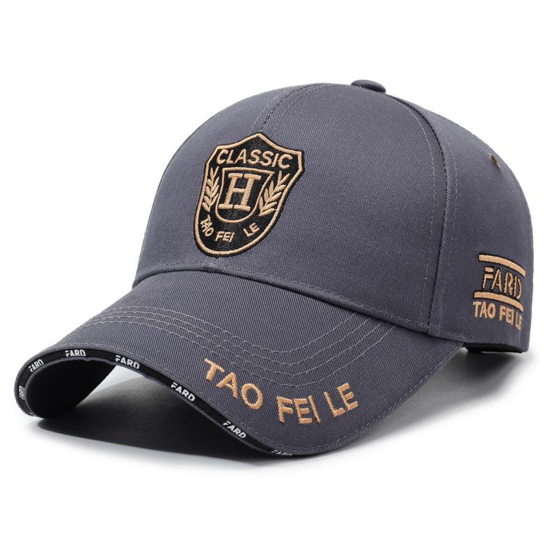 Spring Autumn Letter Embroidered Hard Top Baseball Cap Men s Outdoor Cap Sunshade Hat