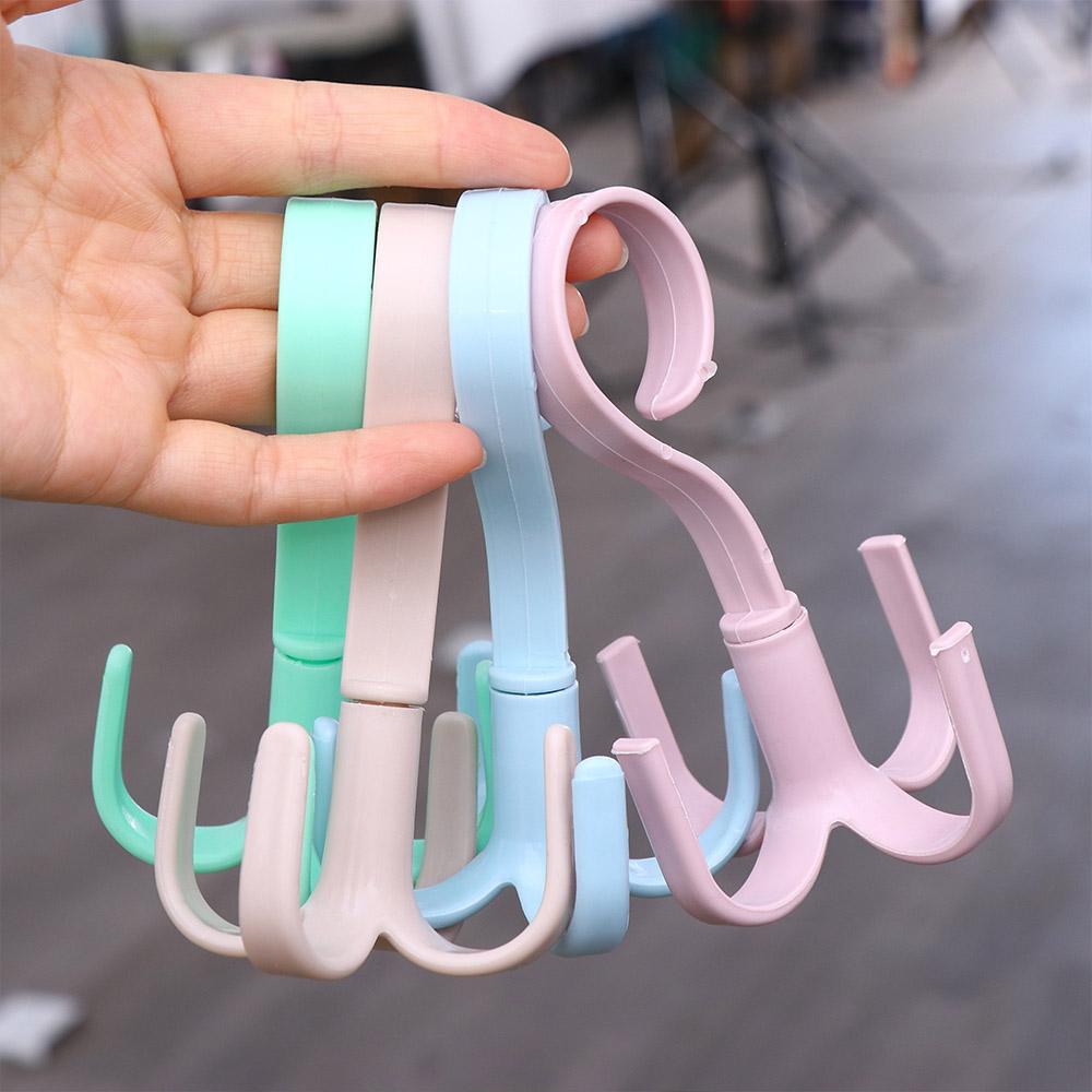 Clothing Storage Space Saving Wardrobe Organizer Hanger Hooks Hanging Rack Clothes Hanger Bag Rack