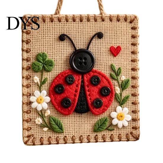 Craft Kits for Creative Kids Button Blessing Friendship DIY Kit, Animal Insect Educational Hands on Toys Art Kit Adults Teens, Handmade Gift & Hanging